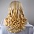 halpa Synteettiset trendikkäät peruukit-Synteettiset peruukit Luonnolliset aaltoilevat Luonnolliset aaltoilevat Peruukki Vaaleahiuksisuus Pitkä Hyvin pitkä Golden Blonde Synteettiset hiukset Naisten Vaaleahiuksisuus