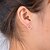 olcso Divat fülbevalók-Férfi Női Beszúrós fülbevalók hölgyek Egyszerű minimalista stílusú Divat Small Fülbevaló Ékszerek Arany / Ezüst Kompatibilitás Esküvő Parti Napi Hétköznapi