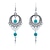 billige עגילים-Drop Earrings Dangle Earrings For Women&#039;s Unisex Turquoise Party Wedding Casual Alloy Hollow Out Silver