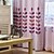 halpa Pimennysverhot-Pimennysvuoritus Drapes Makuuhuone Kukka Polyesteri Painettu