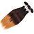 お買い得  つけ毛（グラデーションカラー）-3バンドル ブラジリアンヘア ストレート バージンヘア オンブル’ オンブル’ 人間の髪織り 人間の髪の拡張機能 / 10A