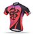 cheap Men&#039;s Clothing Sets-XINTOWN Men&#039;s Cycling Jersey with Shorts Short Sleeve Mountain Bike MTB Road Bike Cycling Red Novelty Bike Shorts Pants / Trousers Jersey Mesh Spandex Lycra 3D Pad Breathable Ultraviolet Resistant