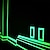abordables Decoración y lámparas de noche-fluorescencia verde pegatina noche tira de cinta luminosa decoración calcomanía de alquiler de motos de la puerta de la escalera luminosa