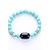 cheap Bracelets-Jade Amber Bead Bracelet Yoga Bracelet Ladies Vintage Synthetic Gemstones Bracelet Jewelry Red / Green / Translucent For Party Birthday Congratulations Business Gift Casual / Turquoise
