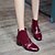 abordables Botas de mujer-Mujer Zapatos Semicuero Cuero Patentado Primavera Otoño Invierno Botas de Combate Botas hasta el Tobillo Botas de Moto Botas de Moda