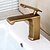 cheap Classical-Bathroom Sink Faucet - Pre Rinse / Waterfall / Widespread Antique Copper Centerset Single Handle One HoleBath Taps