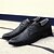 cheap Men&#039;s Oxfords-Men&#039;s Oxfords Formal Shoes Leather Shoes Dress Shoes Casual Wedding Party &amp; Evening Office &amp; Career Walking Shoes Microfiber Slip Resistant Black Gold Silver Spring Fall / Lace-up / Comfort Shoes