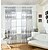 baratos Cortinas Transparentes-Sheer Curtains Shades Um Painel 39WX 98 &quot;L Café / Sala de Estar