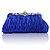 abordables Clutch Bags-Women&#039;s Ruffles PU Leather / Satin Evening Bag Wedding Bags Solid Colored Black / Purple / Peach