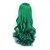 abordables Pelucas para disfraz-cosplay peluca peluca sintética onda del cuerpo onda del cuerpo peluca verde pelo sintético verde de las mujeres