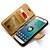זול מגנים לטלפון &amp; מגני מסך-מגן עבור Samsung Galaxy S7 edge / S7 ארנק / מחזיק כרטיסים / עם מעמד כיסוי מלא צבע אחיד עור אמיתי