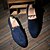 cheap Men&#039;s Slip-ons &amp; Loafers-Men&#039;s Comfort Shoes Leather Summer Loafers &amp; Slip-Ons Black / Burgundy / Blue / Rivet