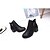 cheap Women&#039;s Boots-Women&#039;s Boots Winter Platform PU Casual Chunky Heel Platform Block Heel Zipper Walking