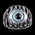 cheap Rings-Band Ring Ring For Men&#039;s Casual Stainless Steel Titanium Steel Evil Eye Magic