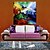 olcso Olajfestmények-Hang festett olajfestmény Kézzel festett - Landscape Klasszikus Modern Tartalmazza belső keret / Nyújtott vászon