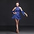 cheap Latin Dancewear-Latin Dance Dress Lace Beading Tassel Women&#039;s Training Sleeveless Natural Spandex Rayon