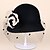 voordelige Feesthoeden-wollen net fascinators hoeden hoofddeksel klassieke vrouwelijke stijl