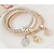 abordables Bracelet-Femme Charmes pour Bracelets Strass Alliage Simple Style Mode Arc-en-ciel Bijoux 1set