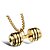 cheap Necklaces-Men&#039;s - Titanium Steel Fashion Pendant Gold / Black / Silver For Daily