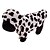 baratos Roupa para Cães-Cachorro Casacos Leopardo Casual Inverno Roupas para Cães Branco / Preto Ocasiões Especiais Terylene