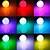 Недорогие Круглые светодиодные лампы-YWXLIGHT® Круглые LED лампы 500 lm E26 / E27 12 Светодиодные бусины SMD Диммируемая На пульте управления Декоративная Естественный белый RGB 85-265 V / 1 шт. / RoHs