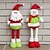 お買い得  クリスマス飾り-サンタクロース雪だるらクリスマスの人形クリスマスの装飾家のために引っ込め立っておもちゃの誕生日パーティーギフト子供ナタール