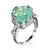 זול Fashion Ring-בגדי ריקוד נשים טבעת זירקונה מעוקבת אופנתי ארופאי זירקון תכשיטים Party יומי