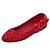 cheap Women&#039;s Flats-Women&#039;s Shoes Synthetic Fall Flats Flat Heel Pointed Toe For Wedding Red