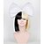 cheap Synthetic Trendy Wigs-Synthetic Wig Straight Straight With Bangs Wig Short Natural Black Synthetic Hair Women&#039;s Black