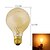 abordables Ampoules électriques-YouOKLight 40 W Ampoules Globe LED 3200-3300 lm E26 / E27 B 1 Perles LED COB Décorative Blanc Chaud 220-240 V 110-130 V