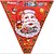 preiswerte Weihnachtsdeko-5pcs Weihnachten Wimpel Weihnachten Mall Ladendekoration Design von Santa Claus 8 Gesicht Flagge