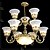 cheap Chandeliers-Vintage Traditional/Classic Retro Chandelier Bulb Not Included Candle Style Ambient Light