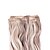 cheap Clip in Extensions-Neitsi 22&#039;&#039; 140g/set 7Pcs/set Curl Wavy Clip in on Synthetic Hair Extensions Highlight Hair Pieces F18/22#