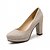 abordables Escarpins femme-Femme Chaussures Cuir Verni Similicuir Hiver Printemps Eté Automne Confort Nouveauté Chaussures à Talons Marche Talon Bottier Plateau