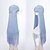 abordables Pelucas para disfraz-peluca sintética peluca recta recta pelo sintético azul pelo ombre peluca trenzada trenzas africanas azul