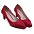 preiswerte Absatzschuhe für Damen-Damen Schuhe Kunststoff Sommer High Heels Stöckelabsatz Spitze Zehe Glitter Für Kleid Weiß Rot Champagner