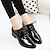 cheap Women&#039;s Oxfords-Women&#039;s Shoes Leatherette Fall Comfort Oxfords Black / Burgundy