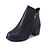 cheap Women&#039;s Boots-Women&#039;s Boots Winter Platform PU Casual Chunky Heel Platform Block Heel Zipper Walking