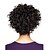 halpa Synteettiset trendikkäät peruukit-Synteettiset hiukset Peruukit Afro Suojuksettomat Luonnollinen peruukki Ruskea