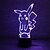 baratos Iluminação Noturna &amp; Decoração-Luz noturna 3D Decorativa USB 1 Pça.