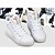 voordelige Damessneakers-Dames Schoenen PU Herfst Winter Oplichtende schoenen Comfortabel Sneakers Wandelen Platte hak Ronde Teen LED Veters voor Causaal Wit Zwart