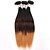 cheap Ombre Hair Weaves-3 Bundles Brazilian Hair Straight Virgin Human Hair Ombre Hair Weaves / Hair Bulk Ombre Human Hair Weaves Human Hair Extensions / 10A