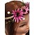 お買い得  結婚式のかぶと-シフォン亜麻のヘッドバンド花の髪のネクタイヘッドピースのエレガントなスタイル