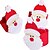 baratos Decorações de Natal-4pçs conjunto de não-tecidos guardanapo de Santa anel Natal guardanapo