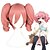 halpa Halloween peruukit-Vampire Knight Aika S. Granzchesta Cosplay-Peruukit Miesten Naisten 14 inch Heat Resistant Fiber Pinkki Anime