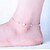 cheap Anklet-Women&#039;s Anklet/Bracelet Sterling Silver Personalized Fashion Jewelry For Wedding