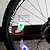 Недорогие Велосипедные фары и рефлекторы-Светодиодная лампа Велосипедные фары огни безопасности колесные огни Горные велосипеды Велоспорт Велоспорт Водонепроницаемый Несколько режимов Аккумулятор CR2032 Велосипедный спорт / IPX-4