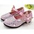 baratos Sapatos de Menina-Para Meninas Sapatos Couro Ecológico Conforto Rasos para Prata / Azul / Rosa claro