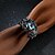 cheap Rings-Band Ring Cubic Zirconia Simulated Black Zircon Titanium Steel Flower Ladies Personalized Fashion 6 7 8 / Women&#039;s