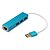 cheap USB Hubs &amp; Switches-USB3.0 to RJ45 1000Mbps Ethernet LAN Adapter with 3 Port USB 3.0 Hub for MacBook Support IEEE 802.3AZ
